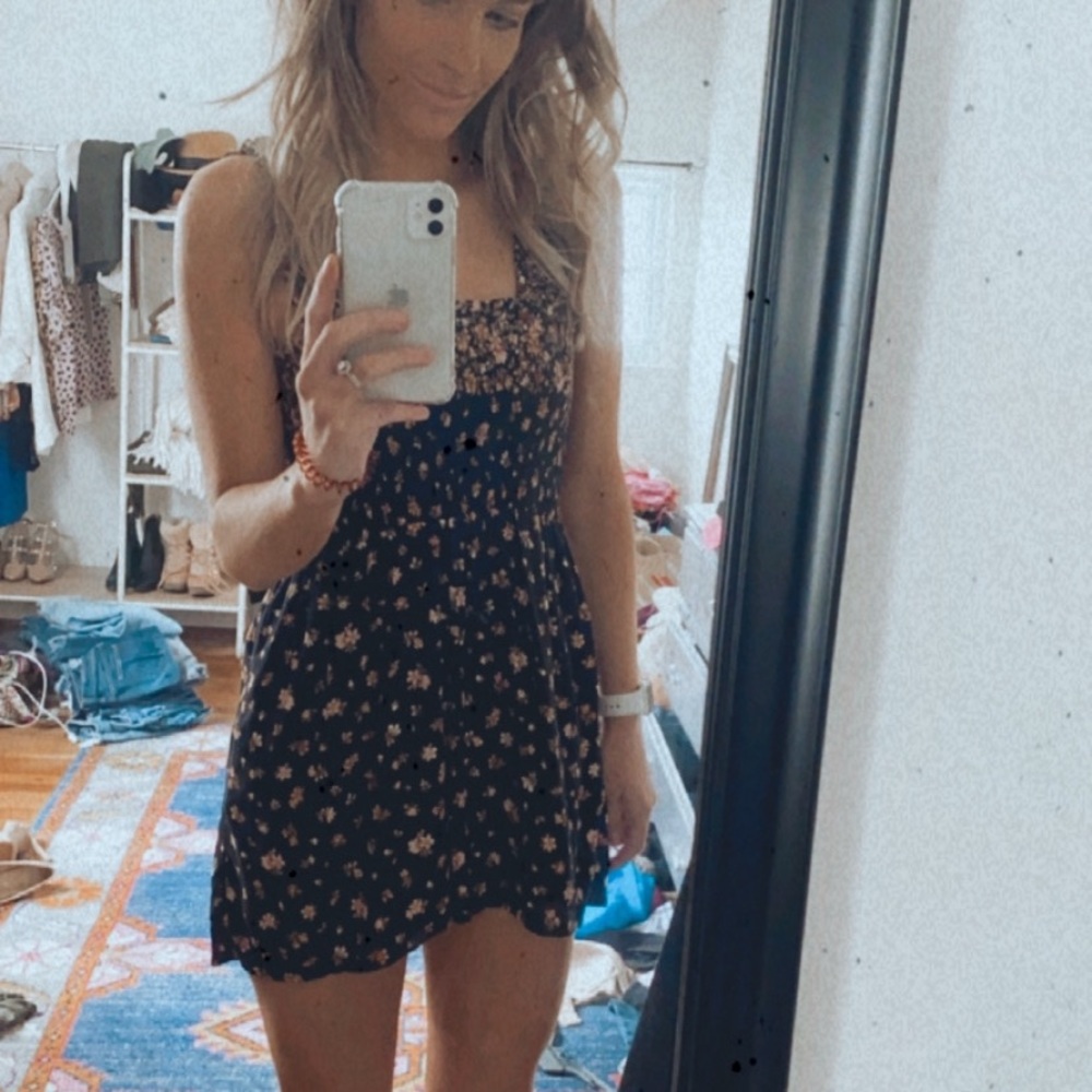 Smocked Floral Romper